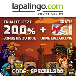 lapalingo casino bonus ohne einzahlung gratis bonus